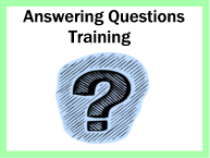 Answering Questions / Training